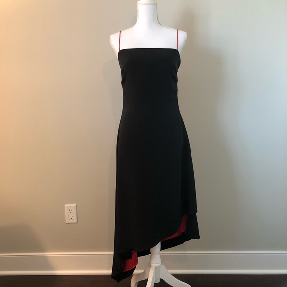 Flores & Flores Black Asymmetrical Dress - Picture 2 of 4